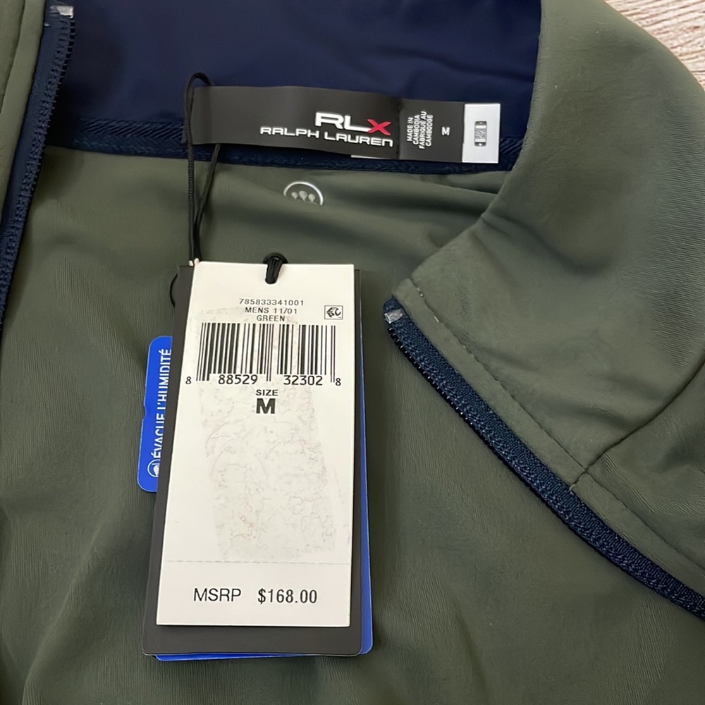 NWT Polo Ralph Lauren
Active RLX Golf Performance Stretch Interlock Track Jacket - Picture 6 of 6